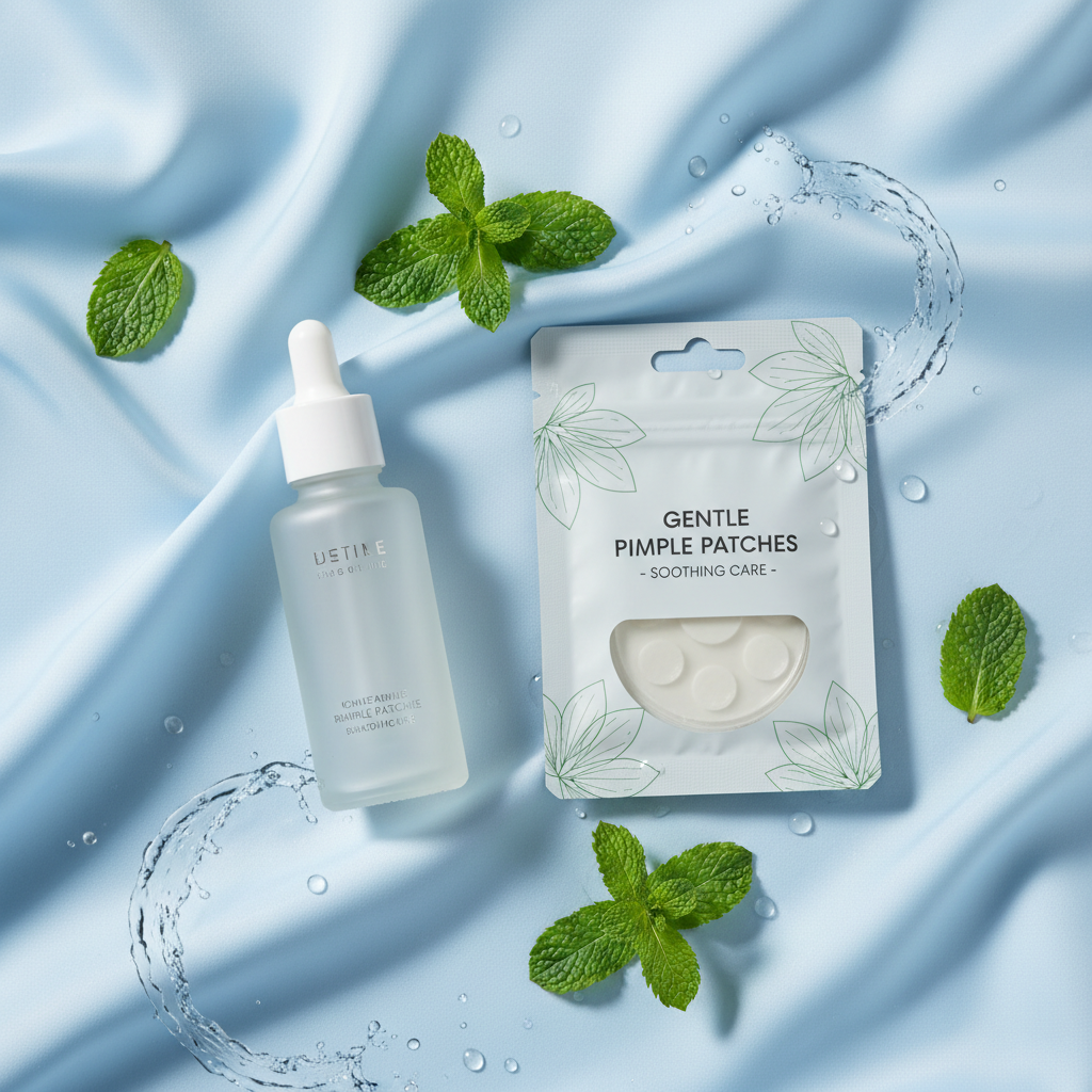 Routine Anti-Imperfections style apaisant bleu pastel